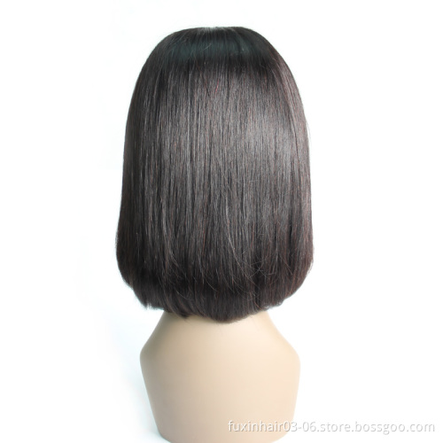 Brazilian Straight Hd Lace Bob Wigs 8 Inch Bob Closure Wig Human Hair Lace Frontal Short Bob Wigs For African American Women